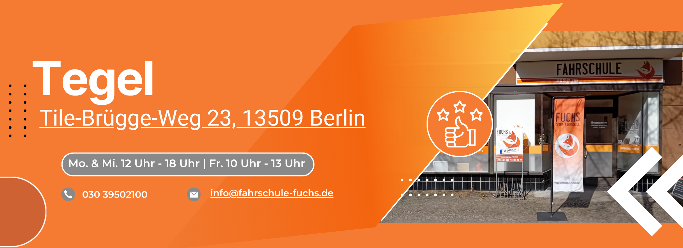 Tegel Fahrschule Fuchs Standorte (1100 x 400 px)